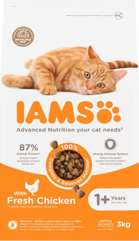 IAMS CAT Vitality Adult Kylling