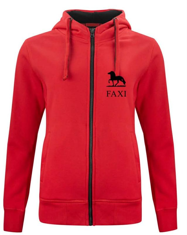 Hettejakke Dame Rød