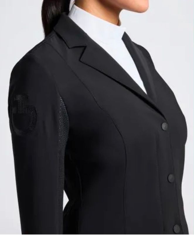 Cavalleria Toscana Women's Competition jacket with zip with inserts in technical mesh
